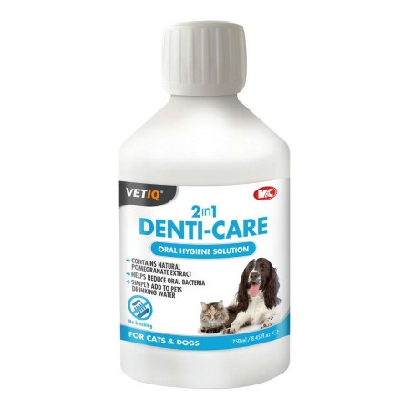 Liquido detergente Planet Line 2 in 1 Protezione della bocca Gatti Cane 250 ml (250 ml) di Planet Line, Cura dei denti - Rif:...