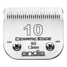 Lâminas de Barbear Andis 10 Cerâmica Cão Aço Aço com carbono (1,5 mm) de Andis, Máquinas elétricas e lâminas - Ref: S6100935,...