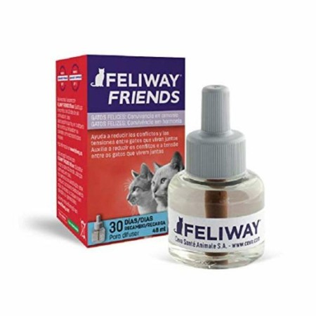 Recharge pour diffuseur Feliway Friends 48 ml de Ceva, Calmants - Réf : S6100948, Prix : 23,21 €, Remise : %