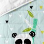 Couvre-lit HappyFriday Moshi Moshi Bleu 100 x 130 cm Ours Panda de HappyFriday, Boutis et couvre-lits - Réf : D1611255, Prix ...