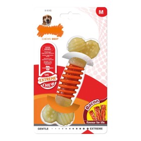 Jouet pour chien Nylabone Extreme Chew Pro Action Bacon Taille M Nylon de Nylabone, Jouets à mordre - Réf : S6101207, Prix : ...