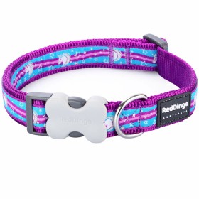 Dog collar Red Dingo Reflective Bones Black (1,5 x 24-36 cm) | Tienda24 - Global Online Shop Tienda24.eu