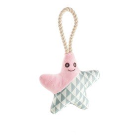 Mordedor de perro Hunter Salima Peluche Con cuerda Estrella de mar Rosa Cachorros de Hunter, Juguetes para morder - Ref: S610...