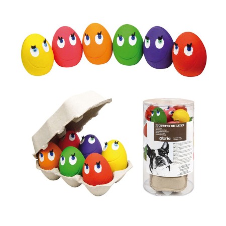 Dog toy Gloria Egg Size S Latex (24 pcs) by Gloria, Biting toys - Ref: S6101381, Price: 44,67 €, Discount: %