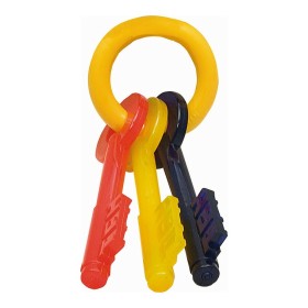 Giocattolo da mordere per cani Nylabone Chiavi Bacon Taglia S Nylon Termoplastico Cuccioli di Nylabone, Giocattoli da mordere...