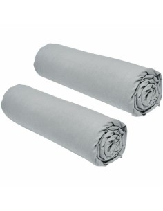 Conjunto de Lençóis TODAY Cinzento Cama dupla 200 x 200 cm | Tienda24 Tienda24.eu