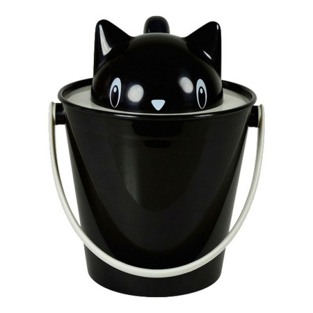 Cubo contenedor United Pets Negro Gato | Tienda24 - Global Online Shop Tienda24.eu