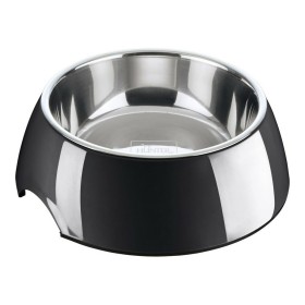 Dog Feeder Hunter Melamin Stainless steel Black 160 ml (14,5 x 14,5 x 7 cm) by Hunter, Bowls - Ref: S6101712, Price: 12,17 €,...