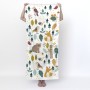 Bath towel HappyFriday Moshi Moshi Harvestwood Multicolour 70 x 150 cm by HappyFriday, Children's Bath Towels - Ref: D1611316...