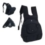 Pet Backpack Gloria Kangaroo Black Expandable 30 x 20 x 34 cm by Gloria, Backpacks - Ref: S6102312, Price: 25,99 €, Discount: %