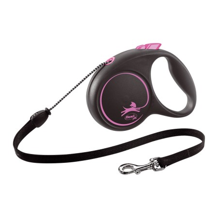 Dog Lead Flexi BLACK DESIGN 5 m Pink Size S by Flexi, Leads - Ref: S6102357, Price: 11,31 €, Discount: %