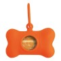 Dispensador de Bolsas para Mascotas United Pets Bon Ton Neon Perro Naranja (8 x 4,2 x 5 cm) de United Pets, Bolsas y recogedo...