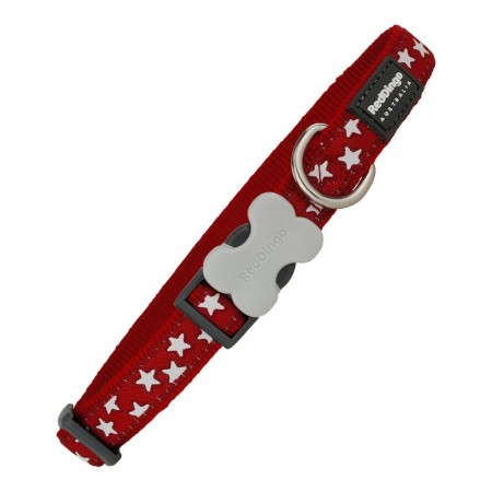 Collar para Perro Red Dingo Liso Estrella Estrellas (1,5 x 24-36 cm) de Red Dingo, Collares - Ref: S6103010, Precio: 6,53 €, ...