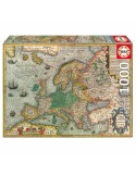 Puzzle Educa 1000 Pièces Carte | Tienda24 Tienda24.eu