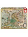 Puzzle Educa 1000 Pièces Carte | Tienda24 Tienda24.eu