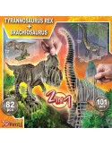 Puzzle 3D Educa Puzzle x 2 Dinosauri da Educa, Puzzle 3D - Ref: S7188709, Precio: 43,62 €, Descuento: %