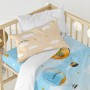 Bettbezug-Set HappyFriday Le Petit Prince Montgolfiere Bunt Babybettchen 2 Stücke von HappyFriday, Bettdecken und Bettdeckenb...