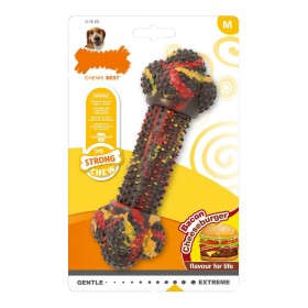 Beißring für Hunde Nylabone Strong Chew Bacon Käse Hamburger M von Nylabone, Beißspielzeuge - Ref: S6103285, Preis: 13,83 €, ...