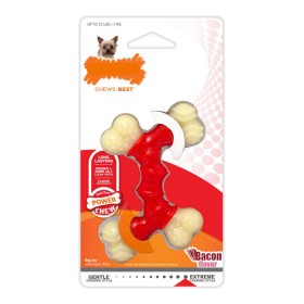 Jouet pour chien Nylabone Extreme Chew Double Bacon Nylon Thermoplastique Taille XS de Nylabone, Jouets à mordre - Réf : S610...