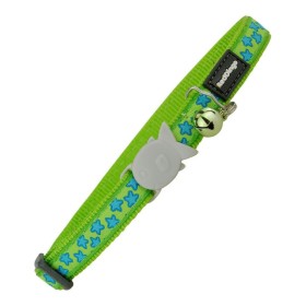 Cat Collar Red Dingo 20-32 cm Lime | Tienda24 - Global Online Shop Tienda24.eu