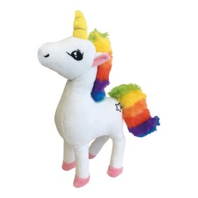 Juguete para perros Gloria Alydar Unicornio Arcoíris Blanco de Gloria, Juguetes de peluche - Ref: S6103443, Precio: 7,36 €, D...