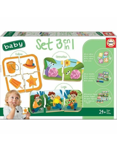 Puzzle Educa 3 in 1 | Tienda24 Tienda24.eu