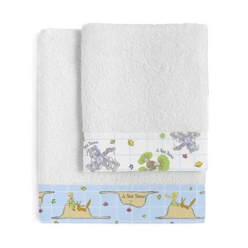 Ensemble de serviettes de toilette HappyFriday Le Petit Prince Imagination Multicouleur 2 Pièces de HappyFriday, Serviettes d...