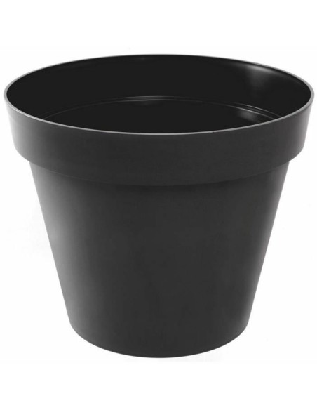 Blumentopf EDA Schwarz Ø 30 x 26 cm Anthrazit | Tienda24 Tienda24.eu