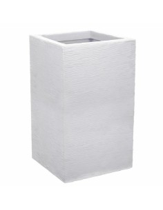 Plant pot Plastiken White polypropylene (Ø 38 cm) | Tienda24 Tienda24.eu