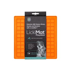 Comedero para Perro Lickimat TPR Naranja de Lickimat, Platos - Ref: S6103958, Precio: 7,79 €, Descuento: %