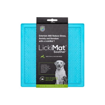 Comedero para Perro Lickimat Turquesa TPR de Lickimat, Platos - Ref: S6103960, Precio: 7,79 €, Descuento: %