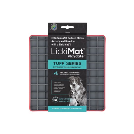 Comedero para Perro Lickimat Polipropileno TPR Rojo de Lickimat, Platos - Ref: S6103963, Precio: 11,17 €, Descuento: %