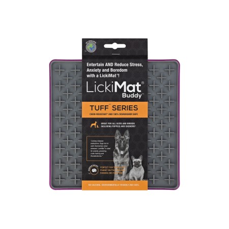 Mangeoire pour chiens Lickimat Violet polypropylène TPR | Tienda24 - Global Online Shop Tienda24.eu