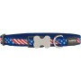 Collar para Perro Red Dingo US Flag 20-32 cm Azul | Tienda24 - Global Online Shop Tienda24.eu