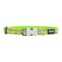 Hundehalsband Red Dingo STYLE MONKEY LIME GREEN 15 mm x 24-36 cm | Tienda24 - Global Online Shop Tienda24.eu