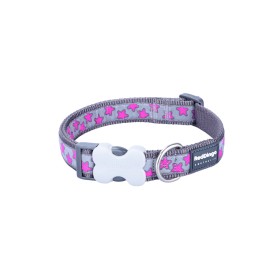 Dog collar Red Dingo STYLE HOT PINK ON COOL GREY 15 mm x 24-36 cm Grey by Red Dingo, Collars - Ref: S6104140, Price: 5,88 €, ...