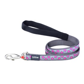 Laisse pour Chien Red Dingo STYLE HOT PINK ON COOL GREY 15mm x 120 cm de Red Dingo, Sangles - Réf : S6104179, Prix : 9,90 €, ...