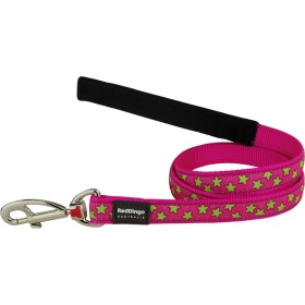 Laisse pour Chien Red Dingo STYLE STARS LIME ON HOT PINK 15mm x 120 cm de Red Dingo, Sangles - Réf : S6104180, Prix : 9,90 €,...