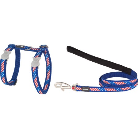 Imbracatura per Cani Red Dingo US Flag 21-35 cm Azzurro di Red Dingo, Imbracature - Rif: S6104199, Prezzo: 16,88 €, Sconto: %