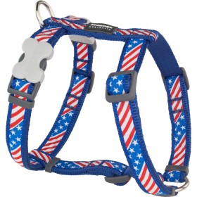 Dog Harness Red Dingo US Flag 25-39 cm Red Blue by Red Dingo, Harnesses - Ref: S6104209, Price: 11,35 €, Discount: %