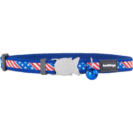 Coleira para Gato Red Dingo US Flag 20-32 cm Azul de Red Dingo, Coleiras - Ref: S6104234, Preço: 7,31 €, Desconto: %