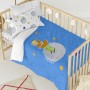 Duvet cover set HappyFriday Le Petit Prince Accolade Multicolour Baby Crib 2 Pieces by HappyFriday, Quilts and quilt covers -...