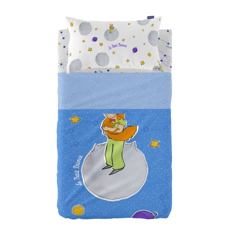 Jeu de draps HappyFriday Le Petit Prince Accolade Multicouleur Lit de bébé 2 Pièces de HappyFriday, Linge de lit pour berceau...