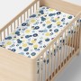 Lençol de baixo HappyFriday LE PETIT PRINCE Branco Multicolor 60 x 120 x 14 cm de HappyFriday, Lençóis e capas de almofadas -...