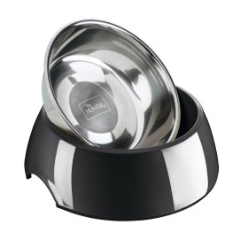 Dog Feeder Hunter Black 1,4 L Stainless steel by Hunter, Bowls - Ref: S6104558, Price: 28,22 €, Discount: %