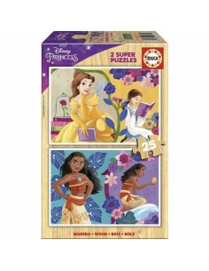 Set di 2 Puzzle Disney Princess Bella + Vaiana 25 Pezzi da Disney Princess, Puzzle classici - Ref: S7189949, Precio: 27,56 €,...