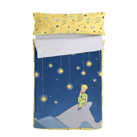 Copripiumino senza Imbottitura HappyFriday Le Petit Prince La nuit Multicolore 105 x 200 cm di HappyFriday, Sacchi a pelo - R...