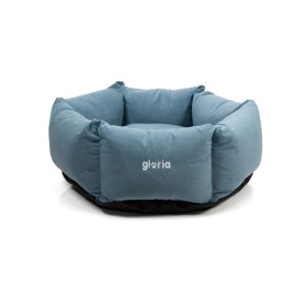 Cama para cão Gloria Hondarribia Azul 75 x 75 cm Sextavado de Gloria, Camas - Ref: S6104690, Preço: 31,19 €, Desconto: %