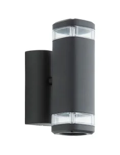 Luz de Parede Brilliant Jandy Up & Down Exterior 18 W Preto GU10 de Brilliant, Apliques de exterior - Ref: S7190025, Precio: ...