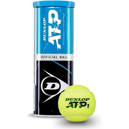 Tennis Balls Dunlop Dunlop ATP Yellow Multicolour Water by Dunlop, Balls - Ref: S64104562, Price: 9,85 €, Discount: %